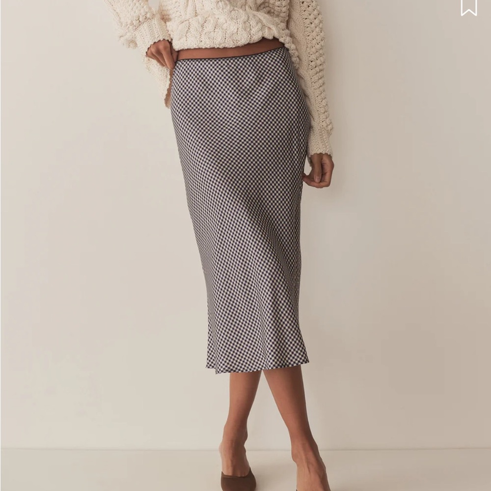 DOEN Elowena Skirt in Santa Marina Gingham